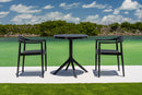 Rainbow Outdoor Kennedy Set of 2 Stackable Armchair-Anthracite