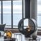 HearthArtSinn Ash 1 Artistic Ring Hanging Wood Burning Fireplace