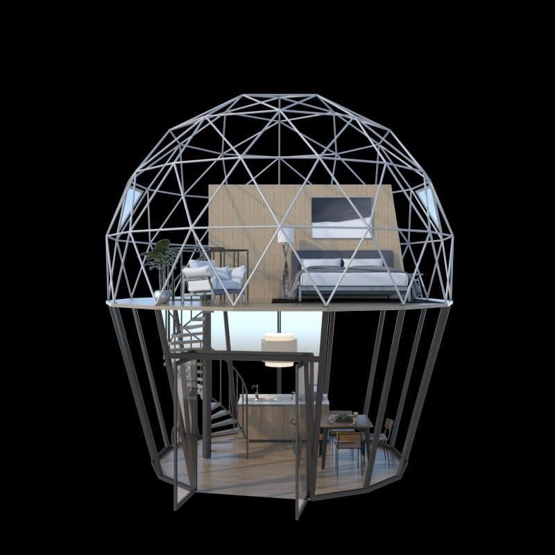 Domespaces DSDP Duplex Domes | Luxury Two-Story Glamping