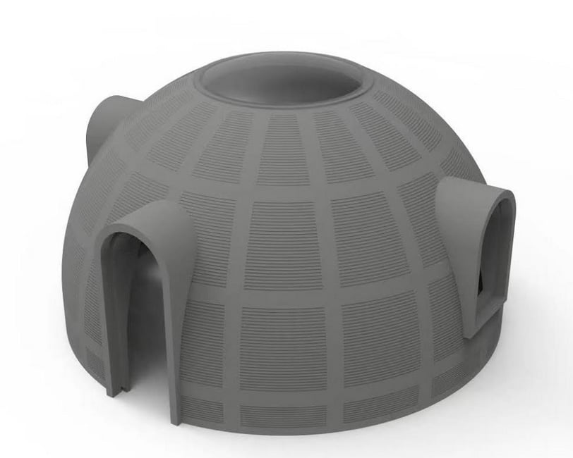 Domespaces Monolithic EPS Domes Durable & Customizable