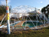 Domespaces Polycarbonate Pool & Hot Tub Domes Year-Round Use