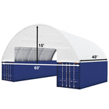 Chery Industrial 60'x40'x15' Double Truss Container Canopy Shelter