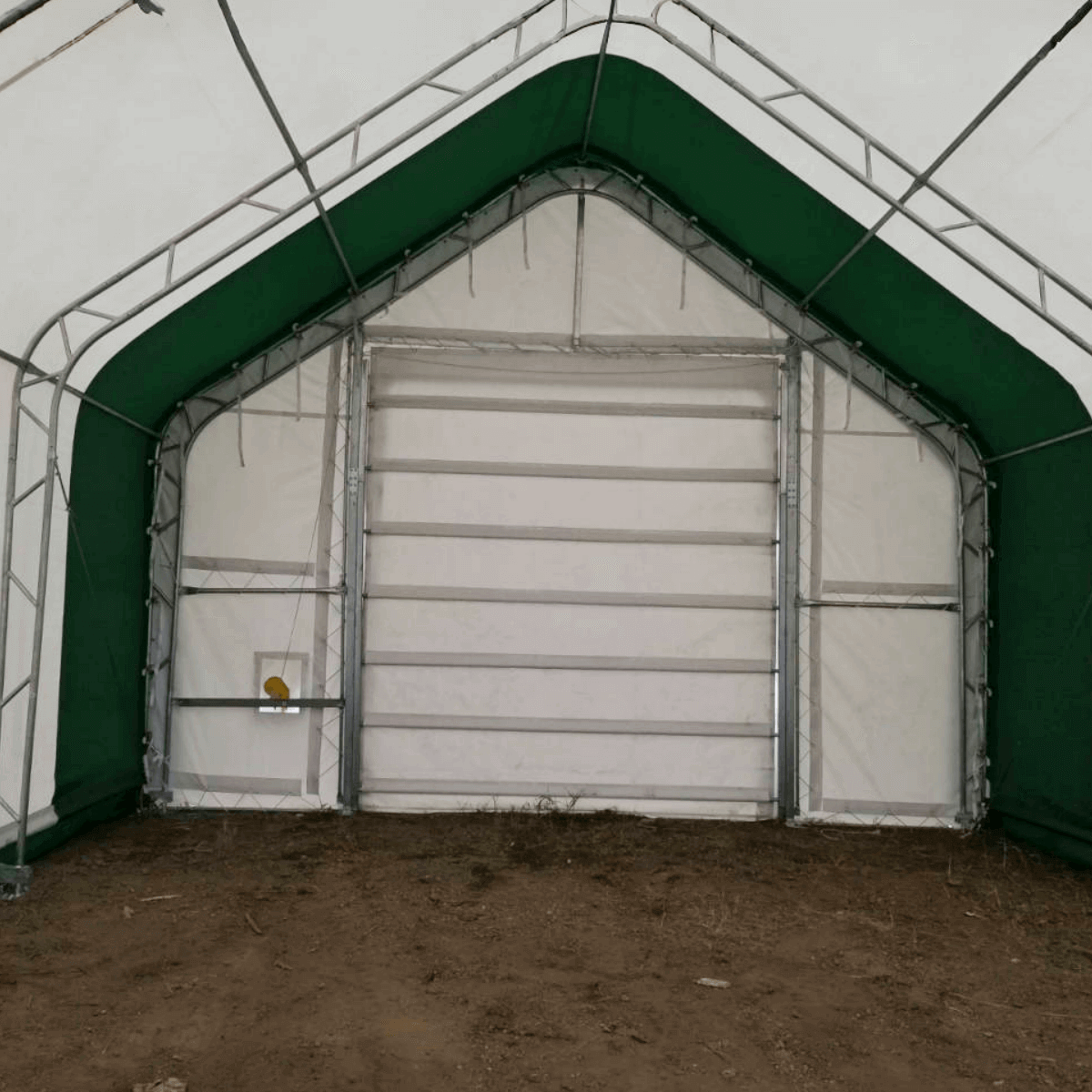 Chery Industrial Gold Mountain Double Truss Arch Storage Shelter 20′ W × 40′ L × 16′ H