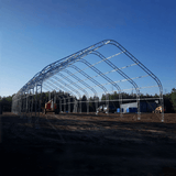 Chery Industrial Gold Mountain Double Truss Arch Storage Shelter 30′ W × 60′ L × 20′ H
