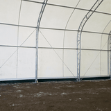 Chery Industrial Gold Mountain Double Truss Arch Storage Shelter 30′ W × 60′ L × 20′ H