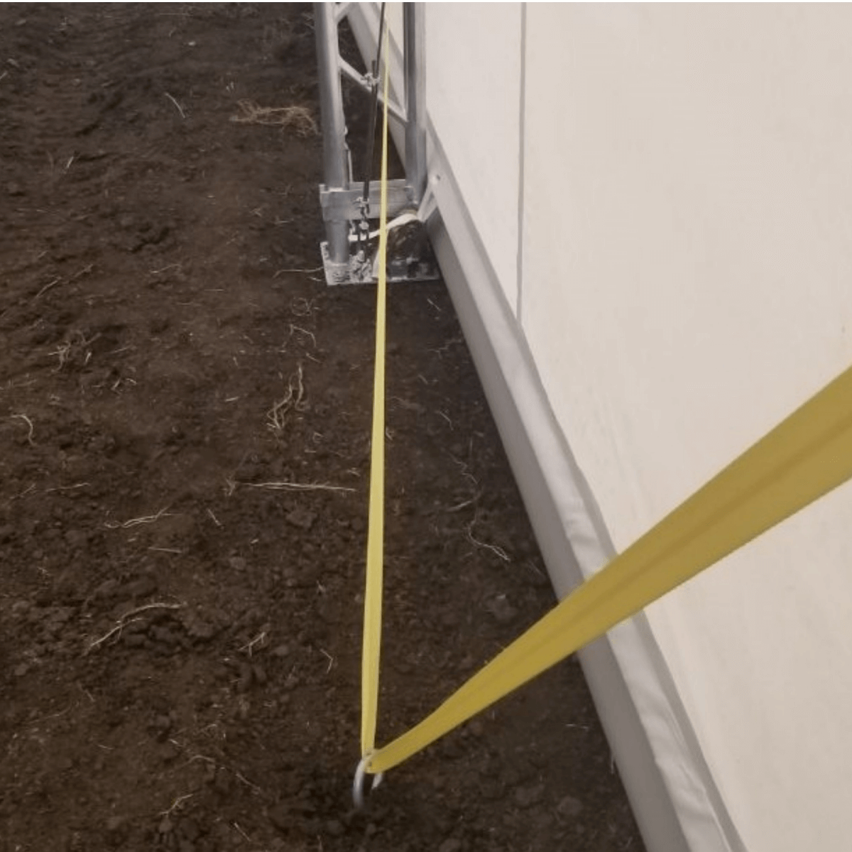 Double Truss Arch Storage Shelter 30′ W × 80′ L × 20′ H