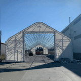 Double Truss Storage Shelter 40′ W × 80′ L × 23′ H