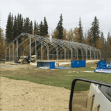 Double Truss Storage Shelter 40′ W × 80′ L × 23′ H