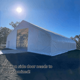 Chery Industrial Gold Mountain Double Truss Storage Shelter 50′ W × 100′ L × 23′ H