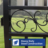 Chery Industrial 18x8 ft Steel Dual Swing Driveway Gate