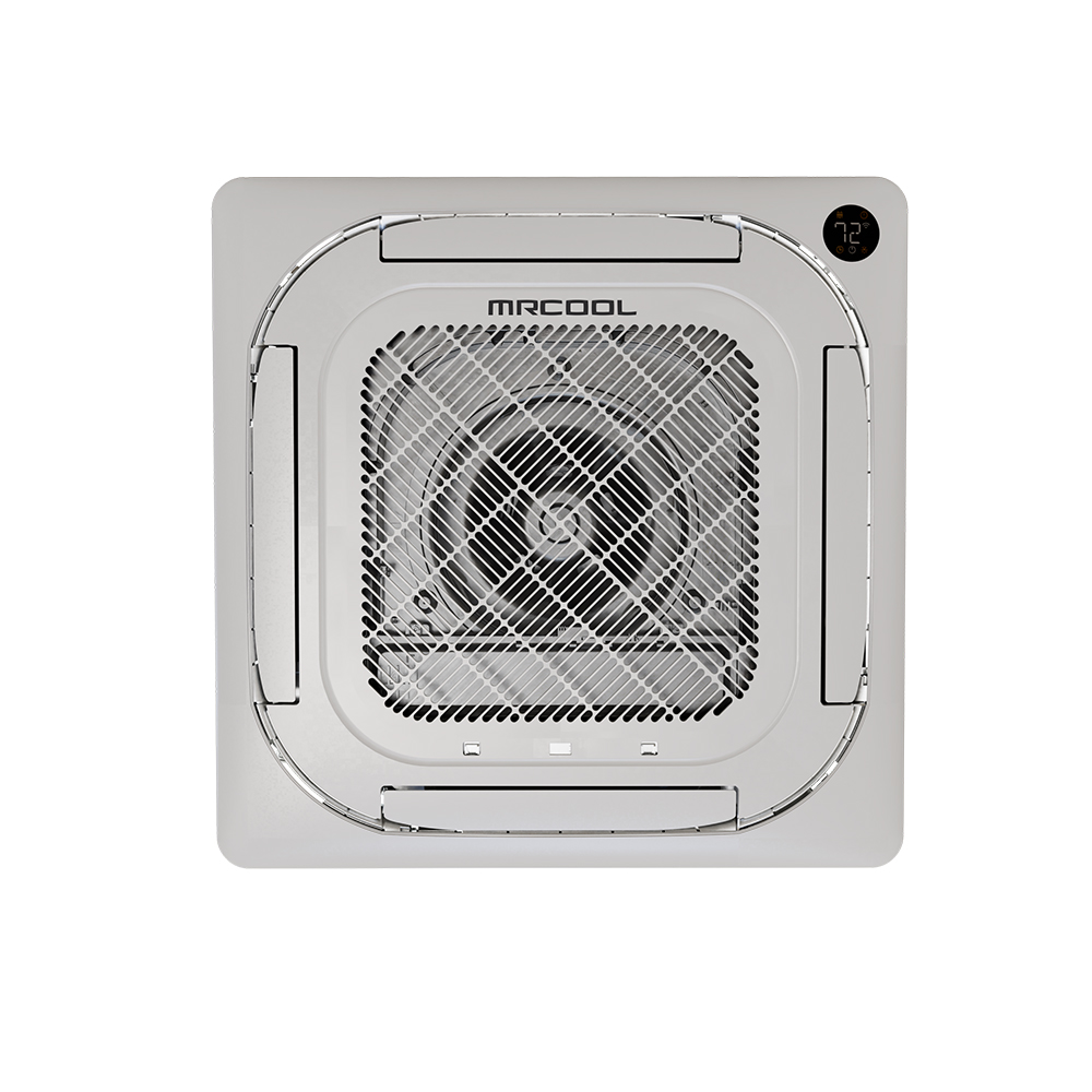MRCOOL Olympus 12,000 BTU 1 Ton Ductless Mini Split Ceiling Cassette with Panel 230V/60Hz CASSETTE12HP-230C-P-O
