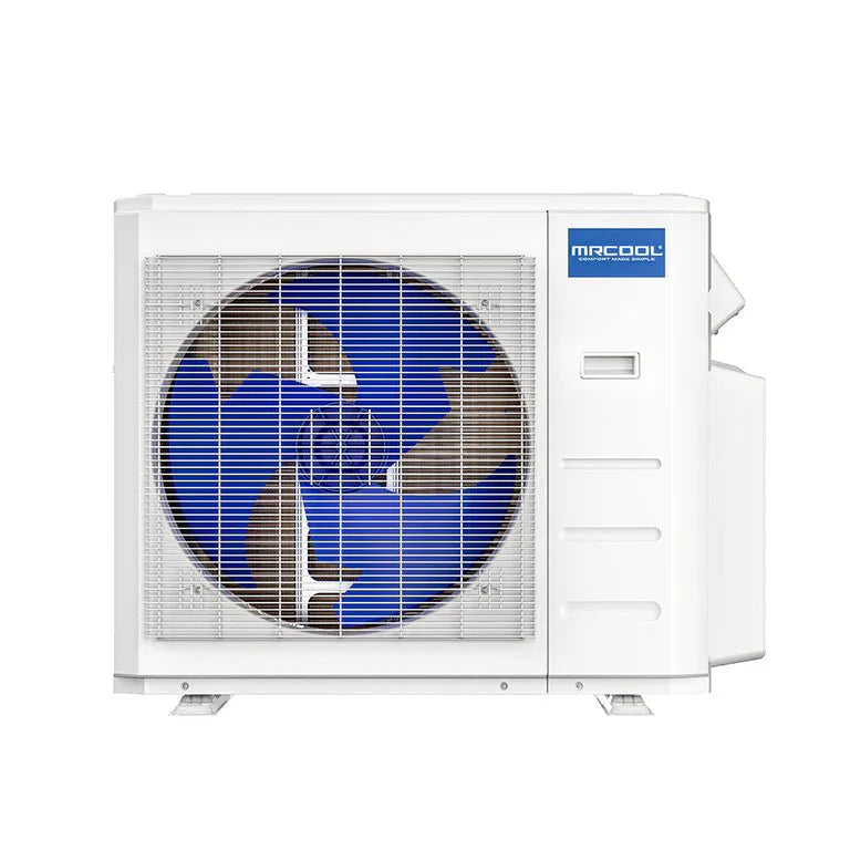 MRCOOL DIY 5th Gen 18,000 BTU 2‑Zone Ductless Mini Split Air Conditioner & Heat Pump with Pre‑Charged (25ft + 35ft) Line Sets (9K + 9K) — DIYM218HPW03D07