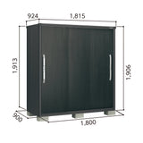 Premium Outdoor Small Shed ESF Galvanized Steel Storage Shed