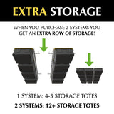 EZ Garage Storage E-Z Glide Tote Slide Overhead Storage System
