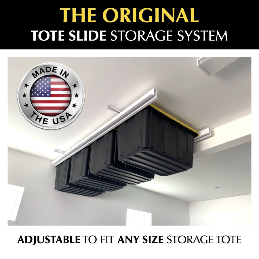 EZ Garage Storage E-Z Glide Tote Slide Overhead Storage System