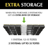 EZ Garage Storage E-Z Glide Tote Slide PRO Overhead Storage System