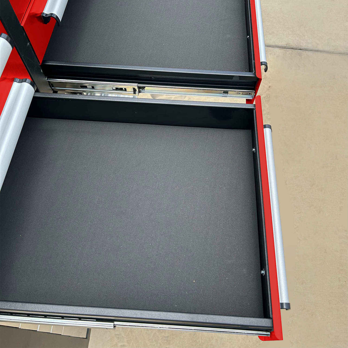 Chery Industrial 10ft Workbench Cabinet (40 Drawers, 2 Cabinets & 1 Pegboard)