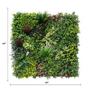 Designer Plants USA Evergreen Triptych Vertical Garden Wall Set 3 Pieces UV Resistant