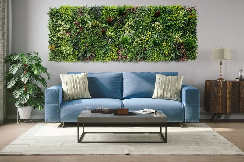 Designer Plants USA Evergreen Triptych Vertical Garden Wall Set 3 Pieces UV Resistant