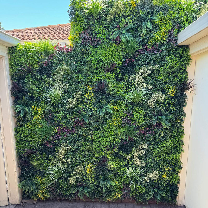 Designer Plants USA Evergreen Triptych Vertical Garden Wall Set 3 Pieces UV Resistant