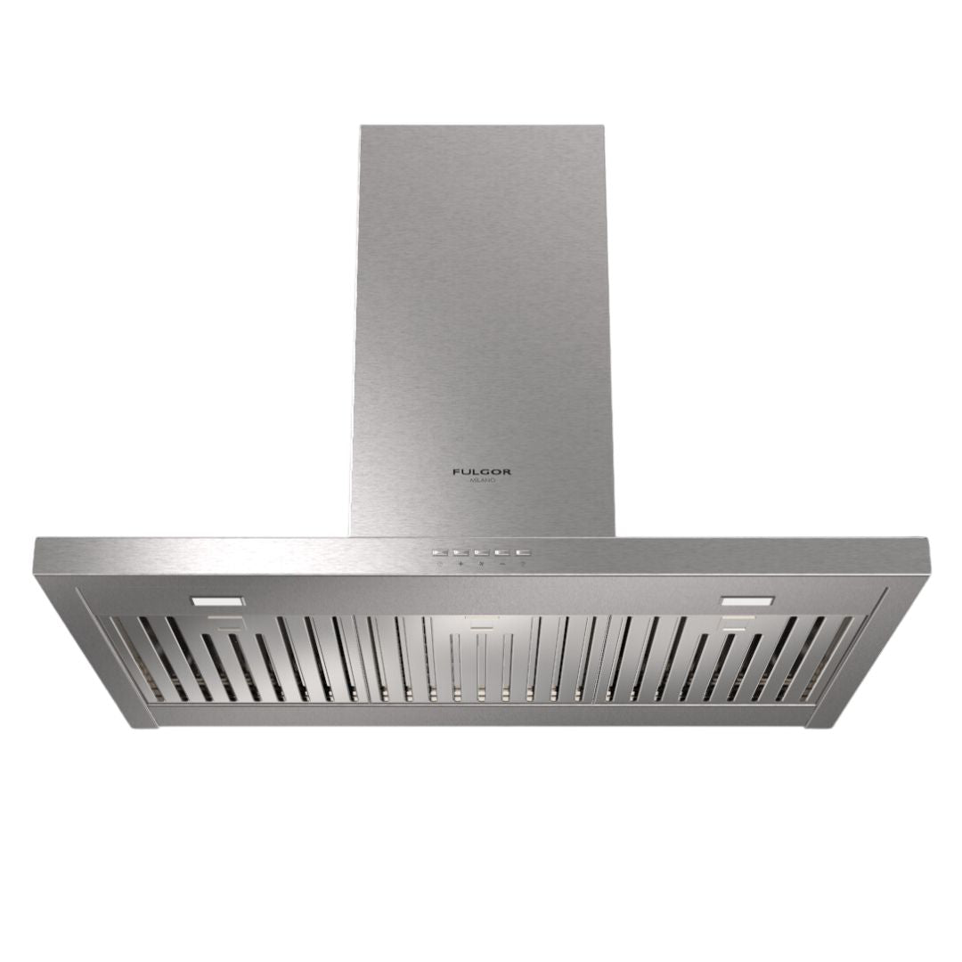 Fulgor Milano Sofia 36” 600 CFM Stainless Steel Wall Mount Chimney Hood F4CW36S1
