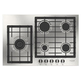 Fulgor Milano 400 Series 30" Stainless Steel Gas Cooktop F4GK30S1