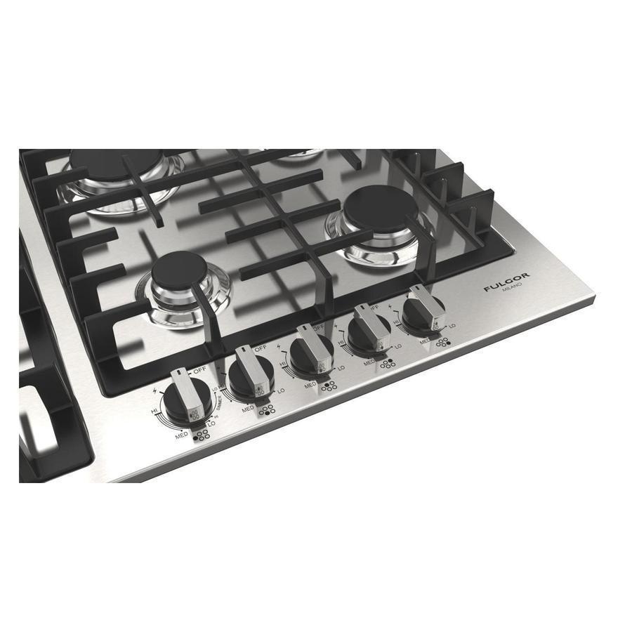 Fulgor Milano 400 Series 30" Stainless Steel Gas Cooktop F4GK30S1