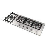 Fulgor Milano 400 Series 42” Gas Cooktop Stainless Steel F4GK42S1