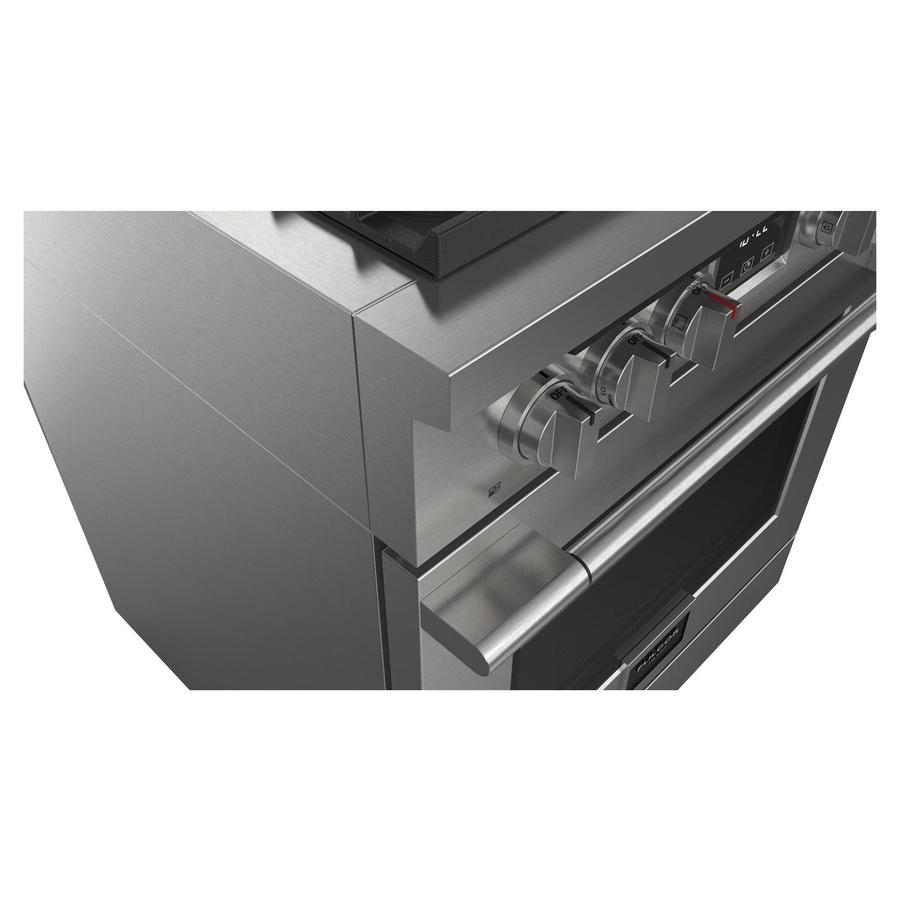 Fulgor Milano Accento 30" 4.4 cu. ft Stainless Steel Dual Fuel Range F4PDF304S1