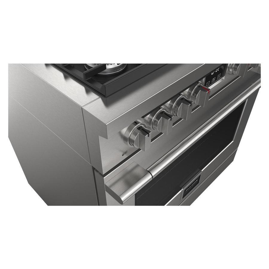 Fulgor Milano Accento 36” 5.7 cu. ft Stainless Steel Dual Fuel Professional Range F4PDF366S1