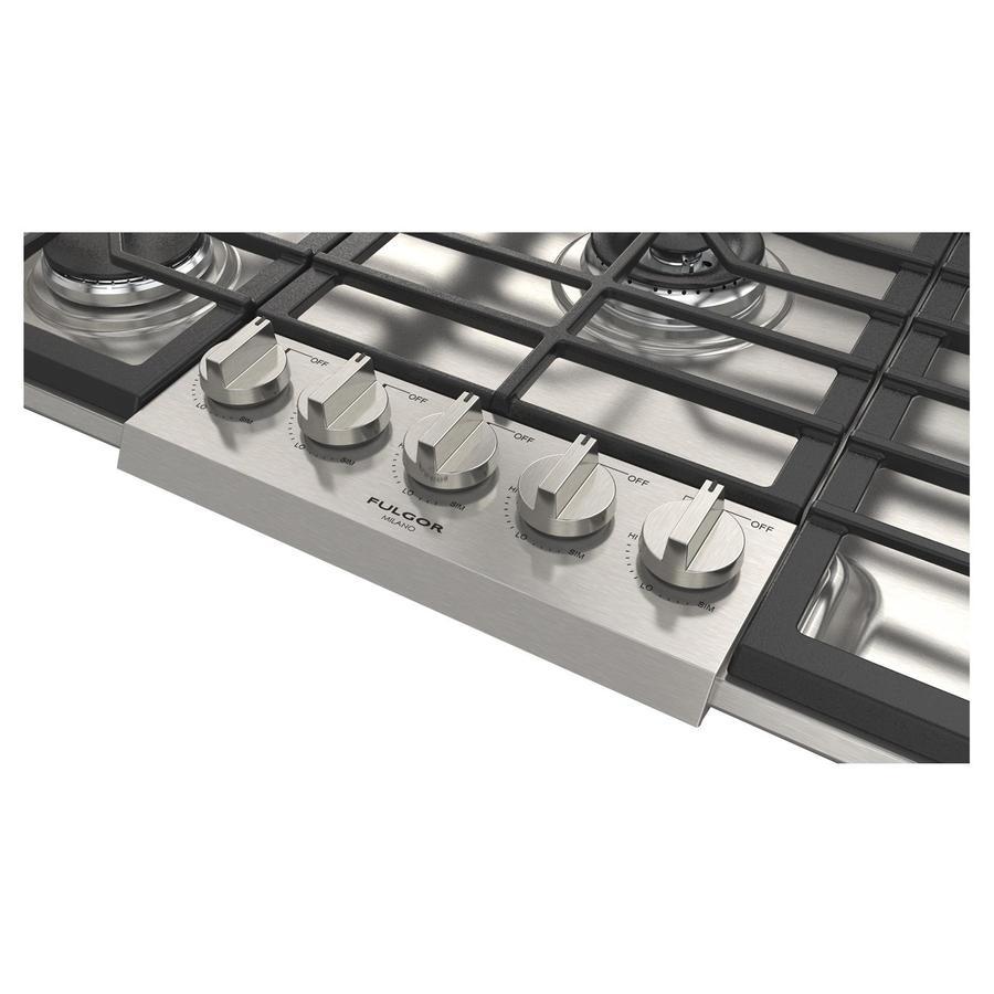 Fulgor Milano 400 Series 36” Gas Cooktop Stainless Steel F4PGK365S1