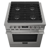 Fulgor Milano Accento 30” 4.4 cu. ft Stainless Steel All-Gas Professional Range F4PGR304S1