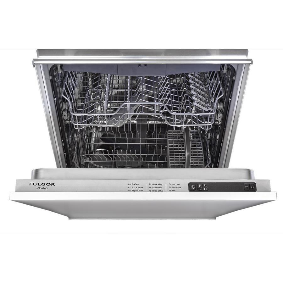 Fulgor Milano 600 Series 24” Fully Integrated Built‑In Dishwasher Panel Ready F6DWT24FI2