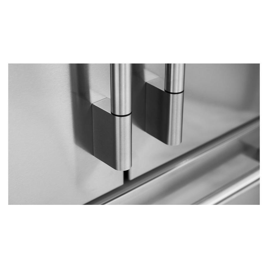 Fulgor Milano Sofia 36” 19.9 cu. ft Stainless Steel Counter‑Depth French Door Refrigerator F6FBM36S1