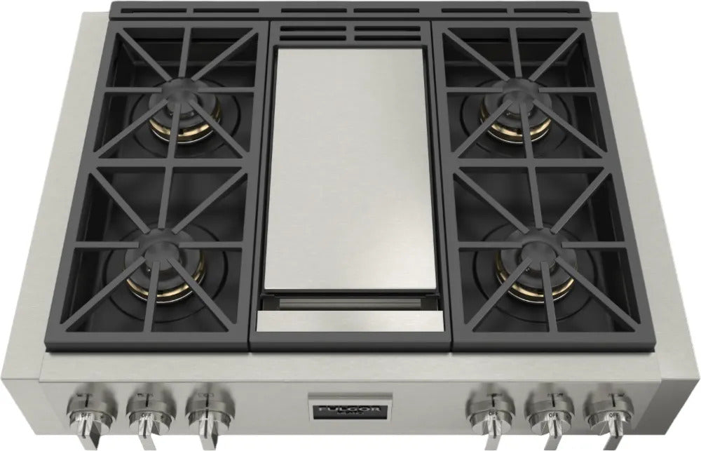 Fulgor Milano Sofia 36" Stainless Steel Gas Rangetop F6GRT364GS1
