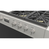 Fulgor Milano Sofia 48” 6-Burner Stainless Steel Gas Rangetop with Griddle F6GRT486GS1