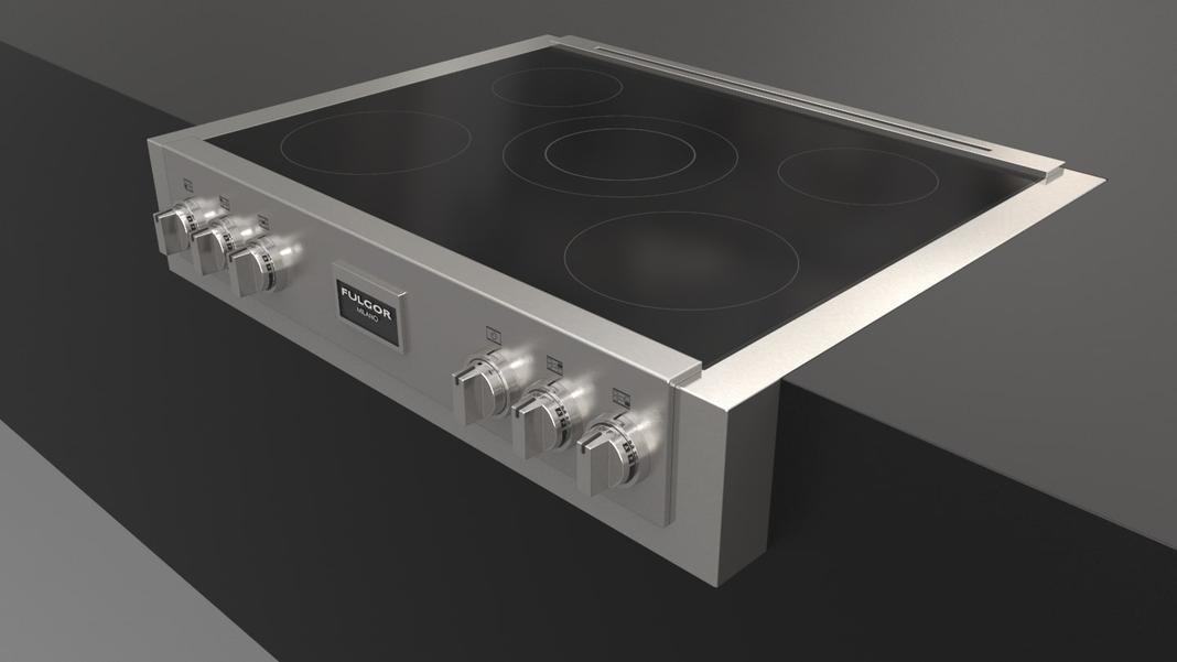 Fulgor Milano Sofia 36” 5-Burner Stainless Steel Induction Rangetop F6IRT365S1