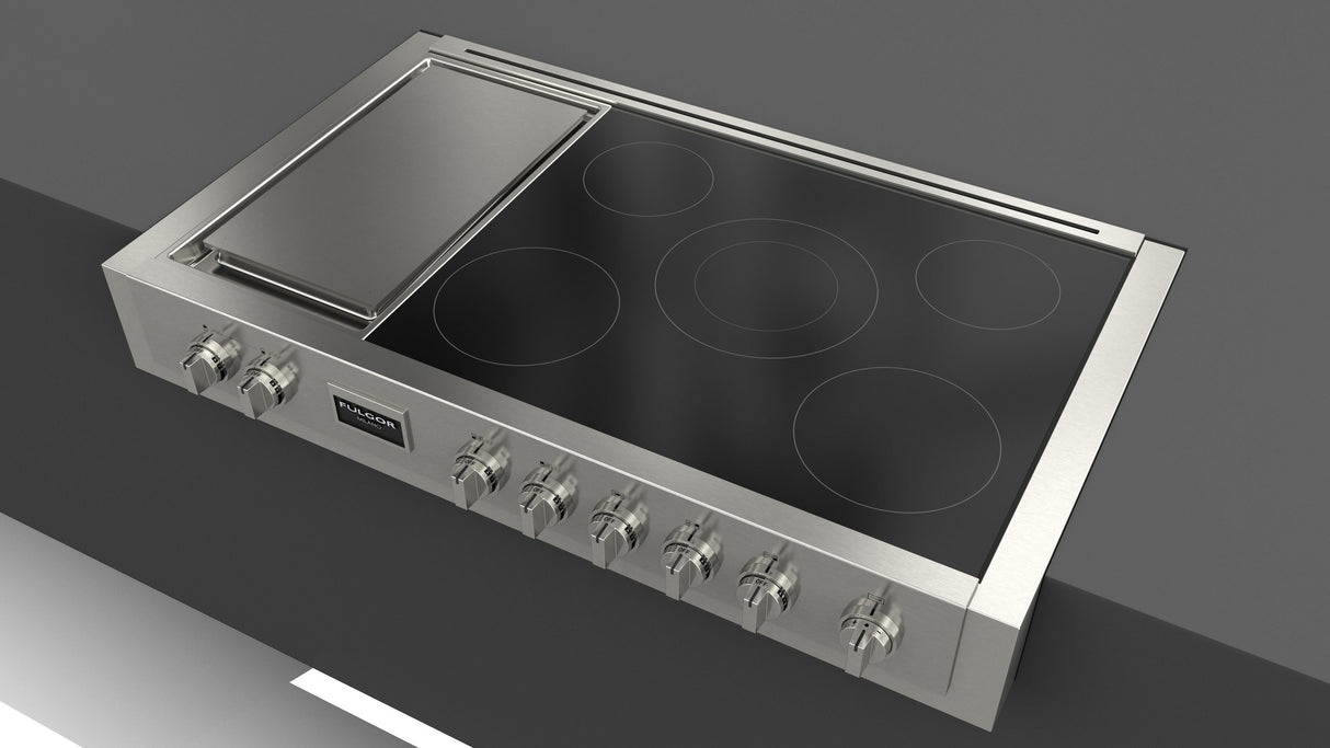 Fulgor Milano 48" Stainless Steel Induction Rangetop F6IRT485GS1