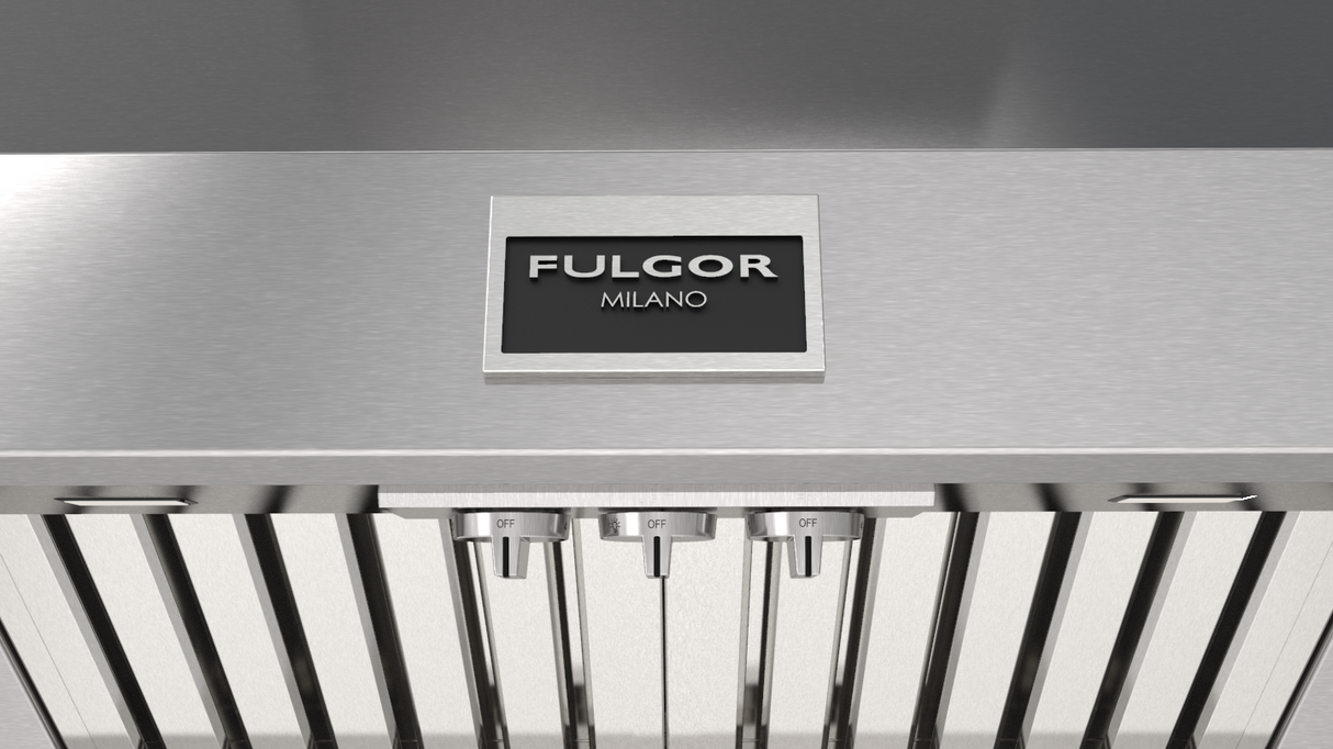 Fulgor Milano Sofia 36” 1,000 CFM Stainless Steel Wall Mount Range Hood F6PC36DS1