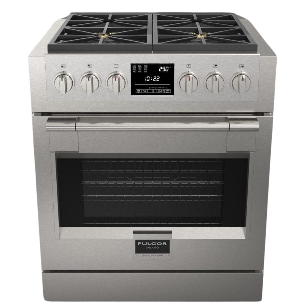 Fulgor Milano Sofia 30" 4.1 cu. ft Stainless Steel Dual Fuel Range F6PDF304S1