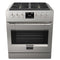 Fulgor Milano Sofia 30" 4.1 cu. ft Stainless Steel Dual Fuel Range F6PDF304S1