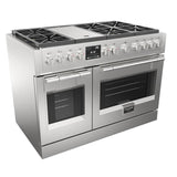 Fulgor Milano - 7.1 cu. ft  Dual Fuel Range in Stainless - F6PDF486GS1 - TO OPTIMIZE