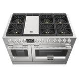 Fulgor Milano - 7.1 cu. ft  Dual Fuel Range in Stainless - F6PDF486GS1 - TO OPTIMIZE