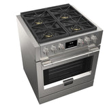 Fulgor Milano Sofia 30” 4.4 cu. ft Stainless Steel Gas Professional Range F6PGR304S2