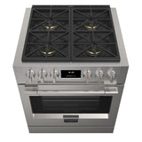 Fulgor Milano Sofia 30” 4.4 cu. ft Stainless Steel Gas Professional Range F6PGR304S2