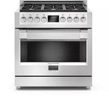 Fulgor Milano Sofia 36” 5.2 cu. ft. Stainless Steel Gas Freestanding Range F6PGR366S1