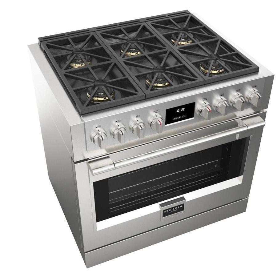 Fulgor Milano Sofia 36" 5.7 cu. ft Stainless Steel Gas Range F6PGR366S2
