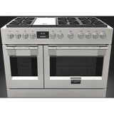 Fulgor Milano Sofia 48” 7.1 cu. ft Stainless Steel Gas Range with Griddle F6PGR486GS2