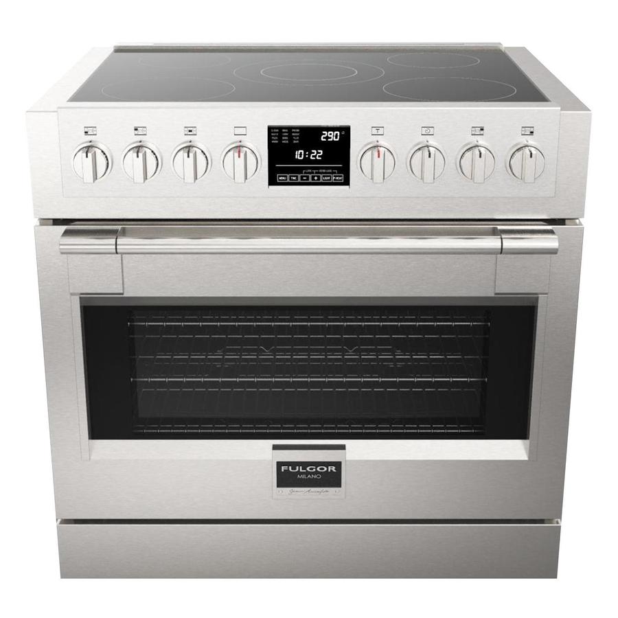 Fulgor Milano Sofia 36” 5.7 cu. ft Stainless Steel Induction Freestanding Pro‑Range F6PIR365S1