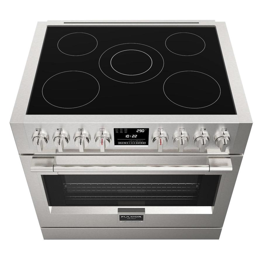 Fulgor Milano Sofia 36” 5.7 cu. ft Stainless Steel Induction Freestanding Pro‑Range F6PIR365S1